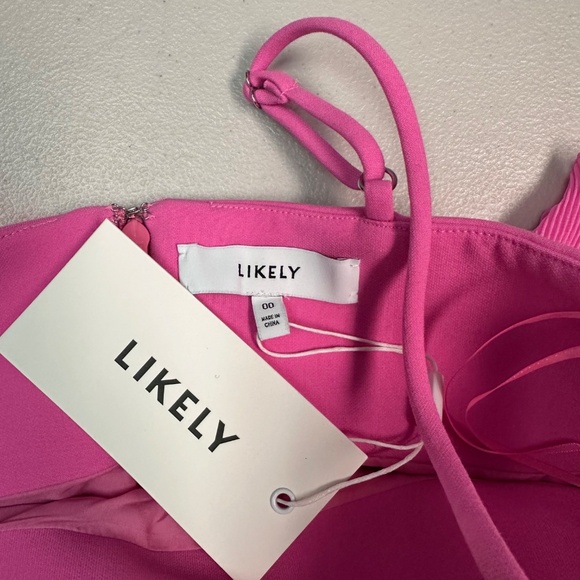 Likely Cella Dress size 00 in pink ruffles - Picture 4 of 8